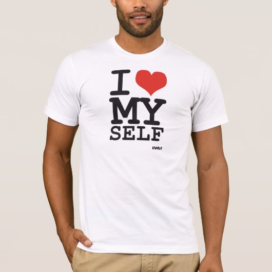 ik hou van mezelf t-shirt (Voorkant)