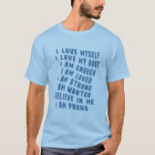 Ik Hou Van Mezelf  T-shirt (Voorkant)
