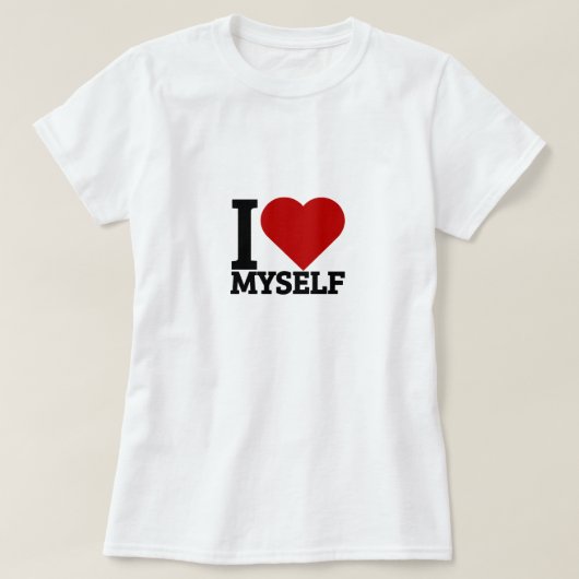 Ik hou van mezelf t-shirt (Design voorkant)