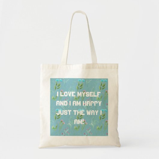 Ik hou van mezelf tote tas (Voorkant)