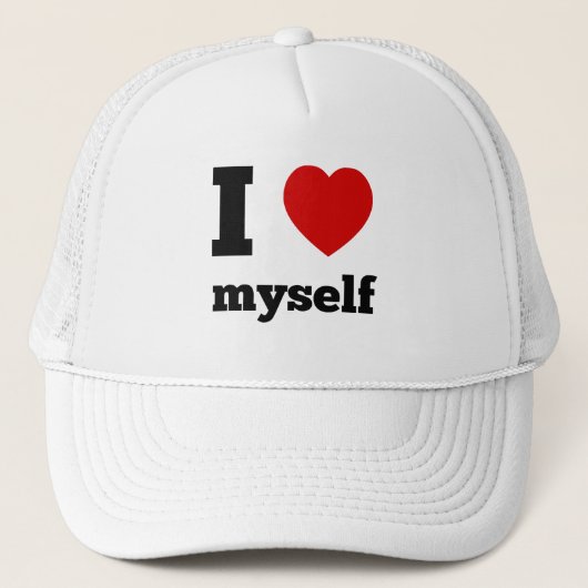Ik hou van mezelf trucker pet (Voorkant)