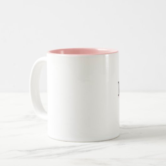 Ik hou van mezelf tweekleurige koffiemok (Voorkant links)