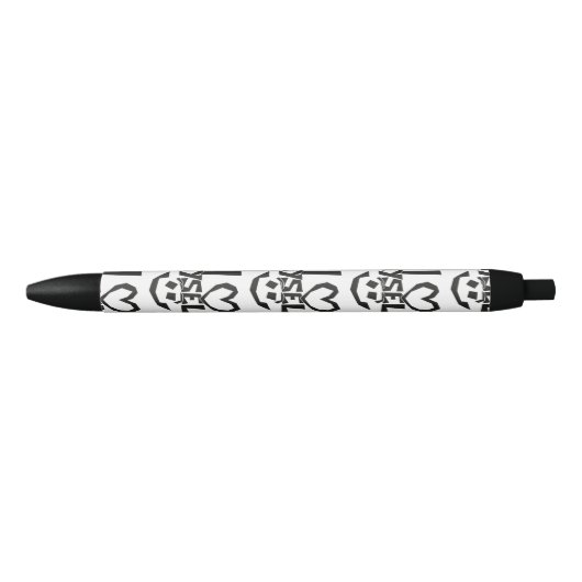 Ik hou van mezelf zwarte inkt pen (Voorkant)