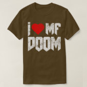 Ik hou van Mf Doom  bedroefd T-shirt (Design voorkant)