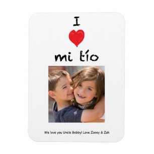 Ik hou van Mi Tio Photo Magnet Keepomwille Magneet
