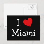 Ik hou van Miami Briefkaart (Voorkant / Achterkant)