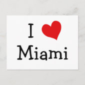 Ik hou van Miami Briefkaart (Voorkant)