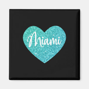Ik hou van Miami Florida Hart Magneet