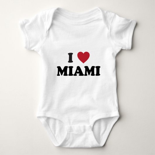 Ik hou van Miami Florida Romper (Voorkant)