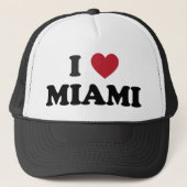 Ik hou van Miami Florida Trucker Pet (Voorkant)