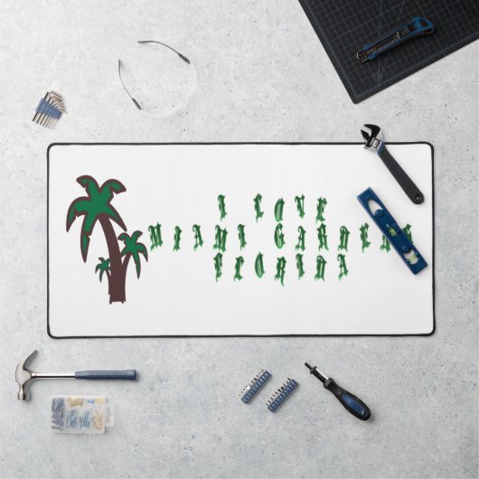 Ik hou van Miami Gardens, Florida Bureaumat (Werkstation)