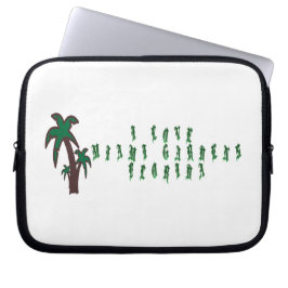 Ik hou van Miami Gardens, Florida Laptop Sleeve