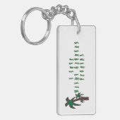 Ik hou van Miami Gardens, Florida Sleutelhanger (Voorkant Links)