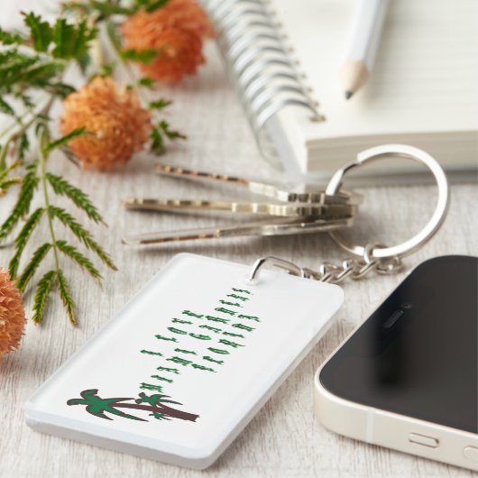 Ik hou van Miami Gardens, Florida Sleutelhanger (Voorkant Rechts)