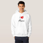 Ik hou van Miami Hoodie (Voorkant volledig)