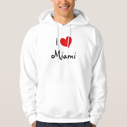 Ik hou van Miami Hoodie (Voorkant)