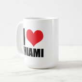 Ik hou van Miami Koffiemok (Voorkant links)