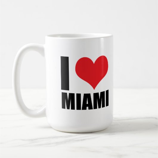Ik hou van Miami Koffiemok (Links)