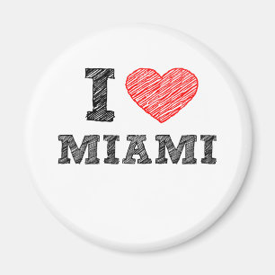 Ik hou van Miami Magneet