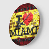 Ik hou van Miami - Miami Florida Grote Klok (Hoek)