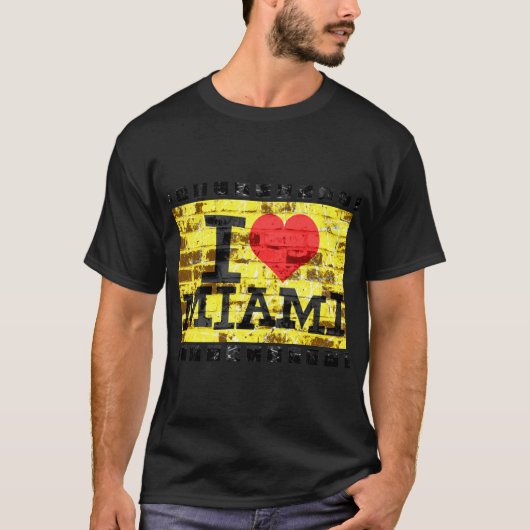 Ik hou van Miami -  Miami T-shirt (Voorkant)