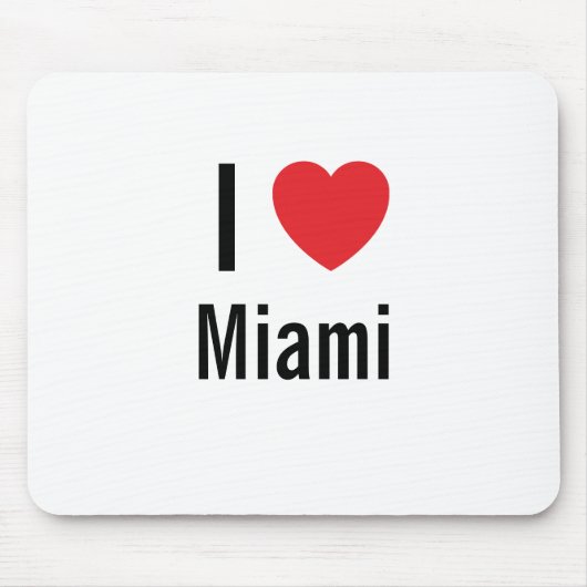Ik hou van Miami Muismat (Voorkant)