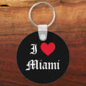 Ik hou van Miami Sleutelhanger (Voorkant)