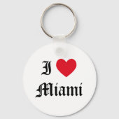 Ik hou van Miami Sleutelhanger (Voorkant)