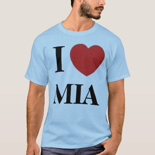 Ik hou van Miami T-shirt (Voorkant)