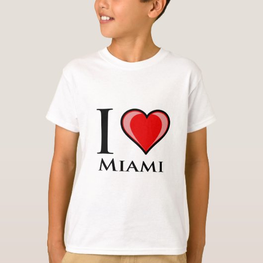 Ik hou van Miami T-shirt (Voorkant)