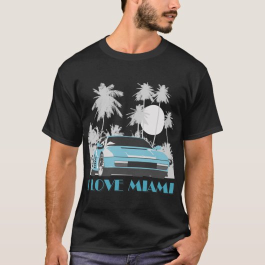 Ik hou van Miami T-shirt (Voorkant)