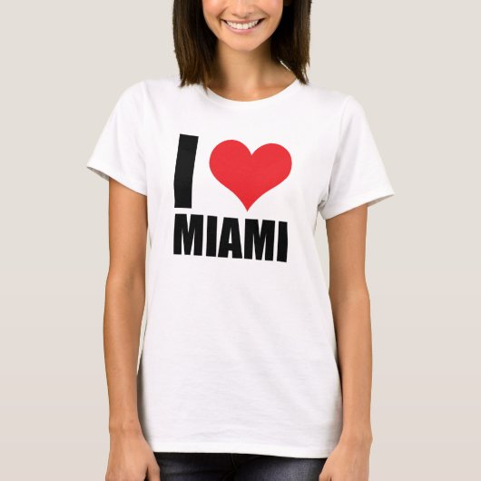 Ik hou van Miami T-shirt (Voorkant)