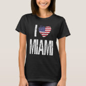 Ik hou van Miami T-shirt (Voorkant)