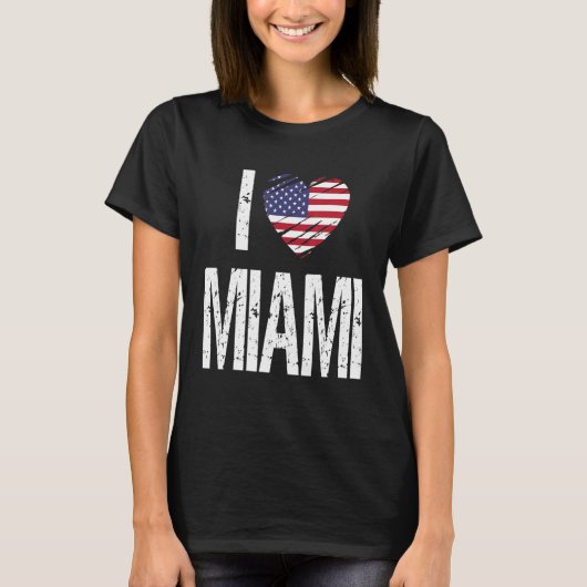 Ik hou van Miami T-shirt (Voorkant)