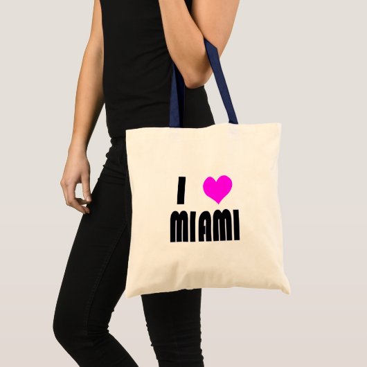 Ik hou van Miami Tote Bag (Voorkant (product))