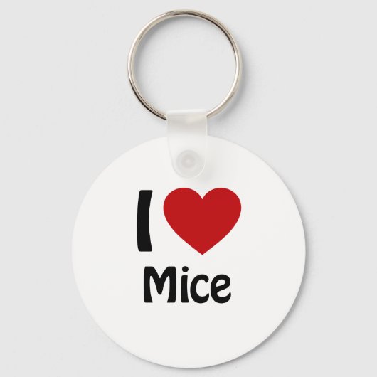 Ik hou van Mice Sleutelhanger (Voorkant)