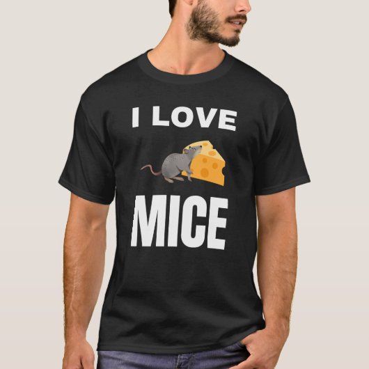 Ik hou van Mice T-shirt (Voorkant)