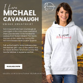 Ik hou van Michael Cavanaugh Hoodie