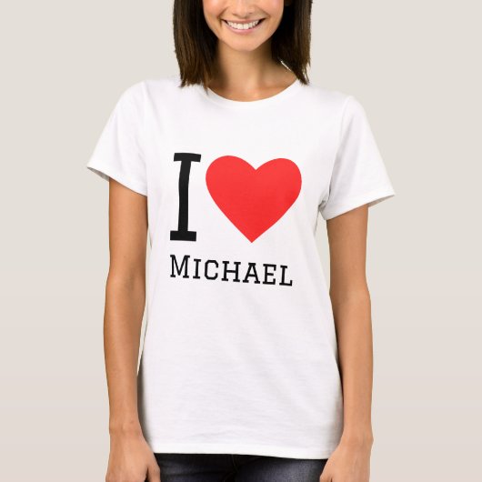 Ik hou van Michael T-shirt (Voorkant)