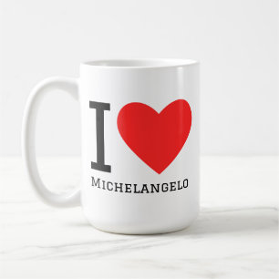 Ik hou van Michelangelo Koffiemok