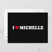 IK HOU VAN MICHELLE BRIEFKAART (Voorkant / Achterkant)