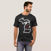 Ik hou van Michigan 3 T-shirt (Voorkant volledig)