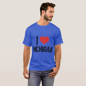 Ik hou van Michigan 4 T-shirt (Voorkant volledig)