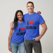 Ik hou van Michigan 4 T-shirt (Unisex)