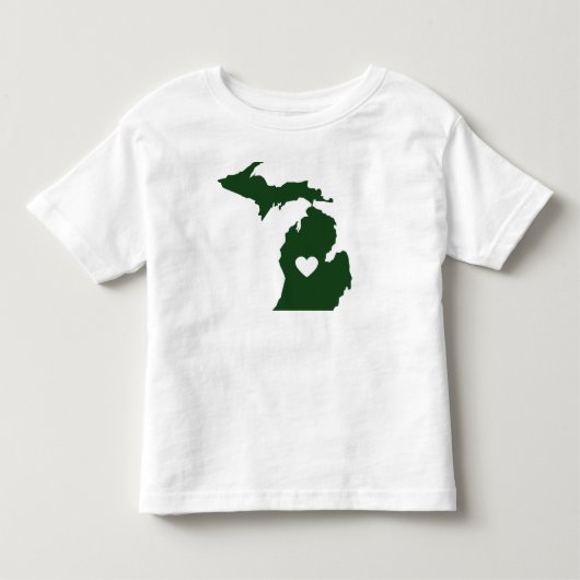 Ik hou van Michigan Kinder Shirts (Voorkant)
