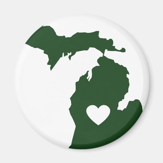 Ik hou van Michigan Magneet (Voorkant)