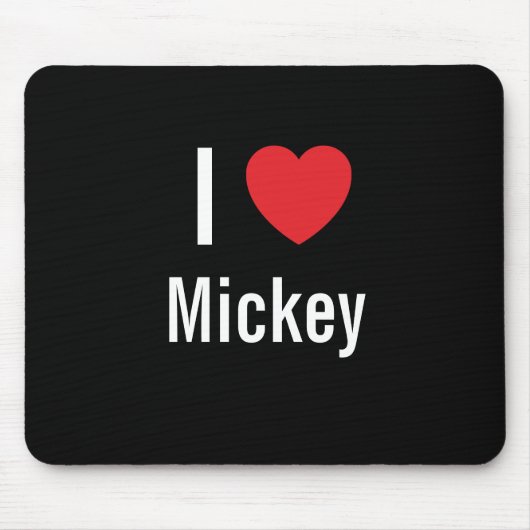 Ik hou van Mickey Muismat (Voorkant)