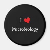 Ik hou van microbiologie magneet (Voorkant)