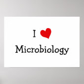 Ik hou van microbiologie poster (Voorkant)