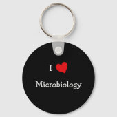Ik hou van microbiologie sleutelhanger (Voorkant)